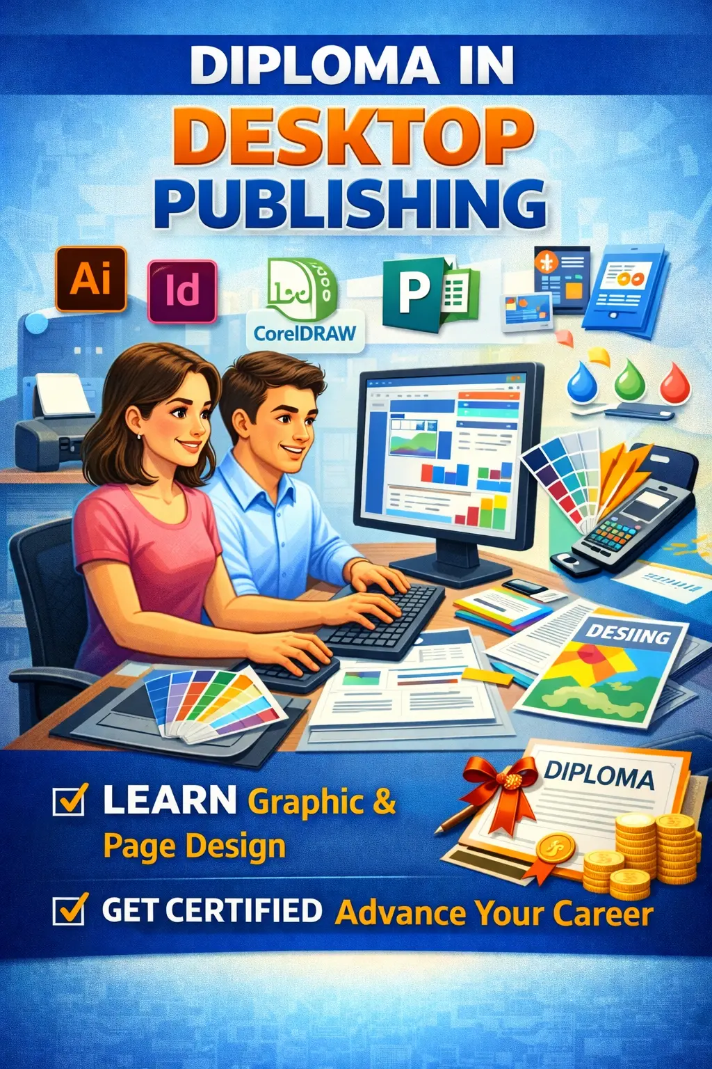 DIPLOMA IN DESKTOP PUBLISHING (DTP)